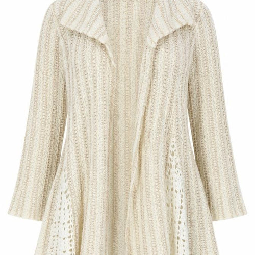 Sita Murt Women's Beige Cardigan Size 10 Relaxed Fit