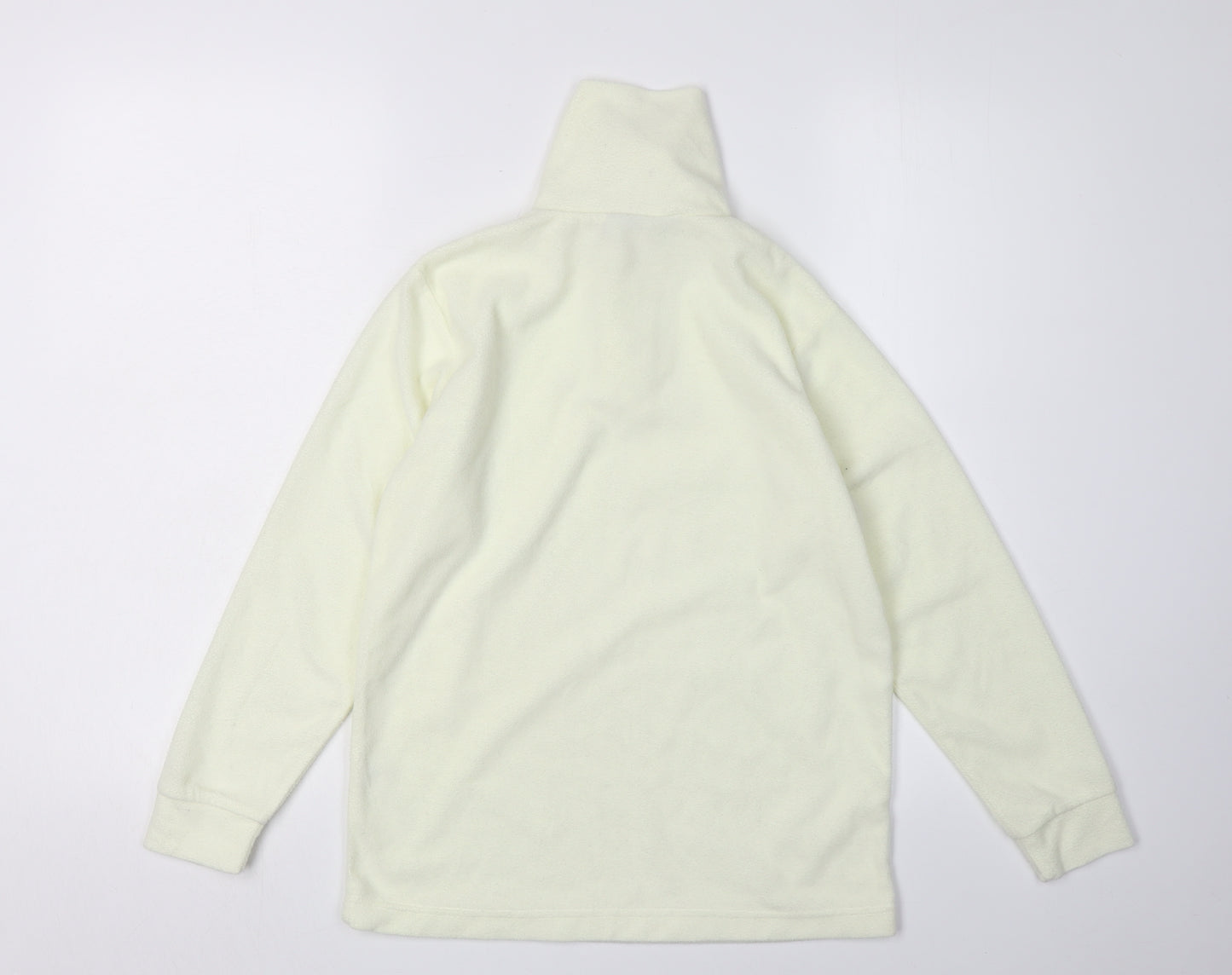 Brekka Ivory 1/4 Zip Fleece Sweatshirt XL