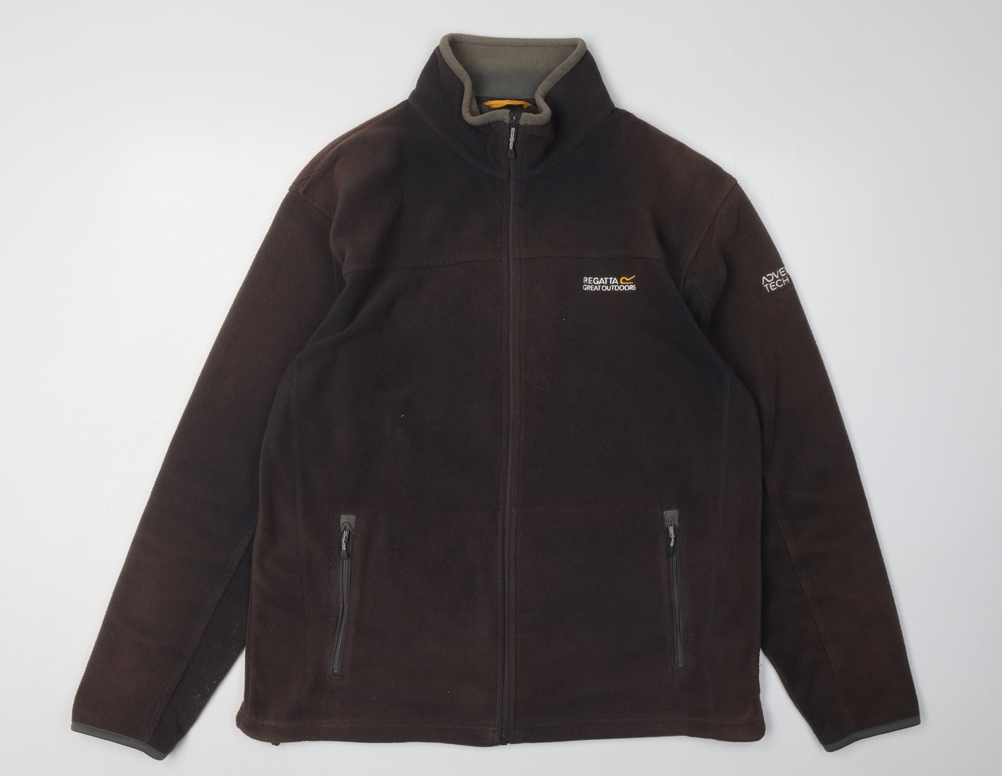 Regatta Men's Brown Fleece Jacket, Size L, Casual Outdoor