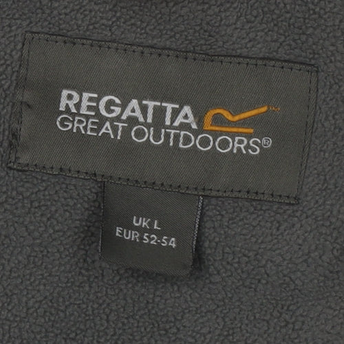 Regatta Men's Brown Fleece Jacket, Size L, Casual Outdoor