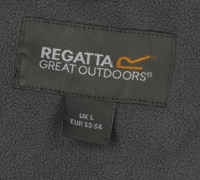 Regatta Men's Brown Fleece Jacket, Size L, Casual Outdoor
