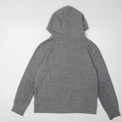 Gap Women's Grey Pullover Hoodie S - Logo, Casual, Comfy