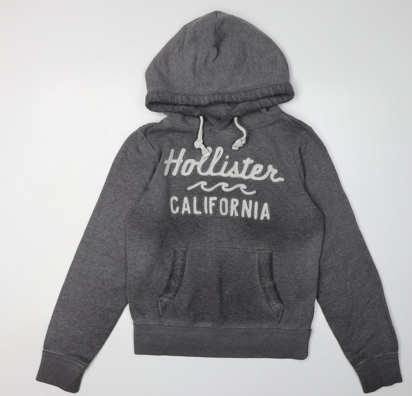 Hollister Women's Grey Pullover Hoodie Size S