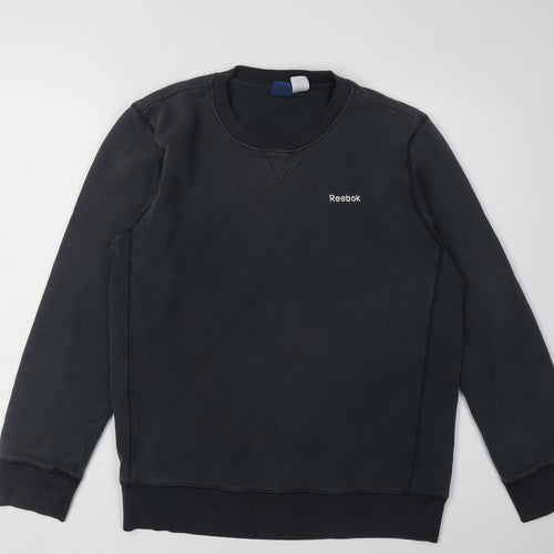 Reebok Men's Black Pullover Sweatshirt - Size S