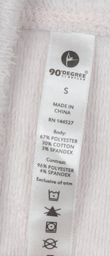 90 Degree Women's Pink Hoodie S, Casual, Comfortable, Stretch