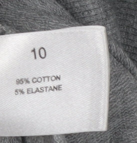 BIBA Women's Grey Size 10 Pullover Hoodie Casual