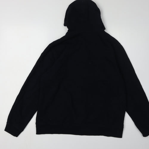 Marks and Spencer Women's Black Full Zip Hoodie Size 16