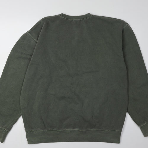 PrettyLittleThing Women's Green Pullover Sweatshirt L