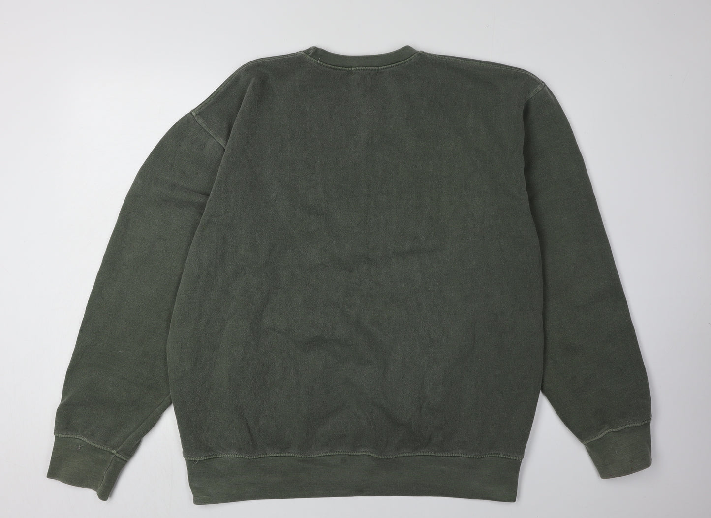 PrettyLittleThing Women's Green Pullover Sweatshirt L