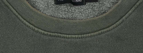 PrettyLittleThing Women's Green Pullover Sweatshirt L