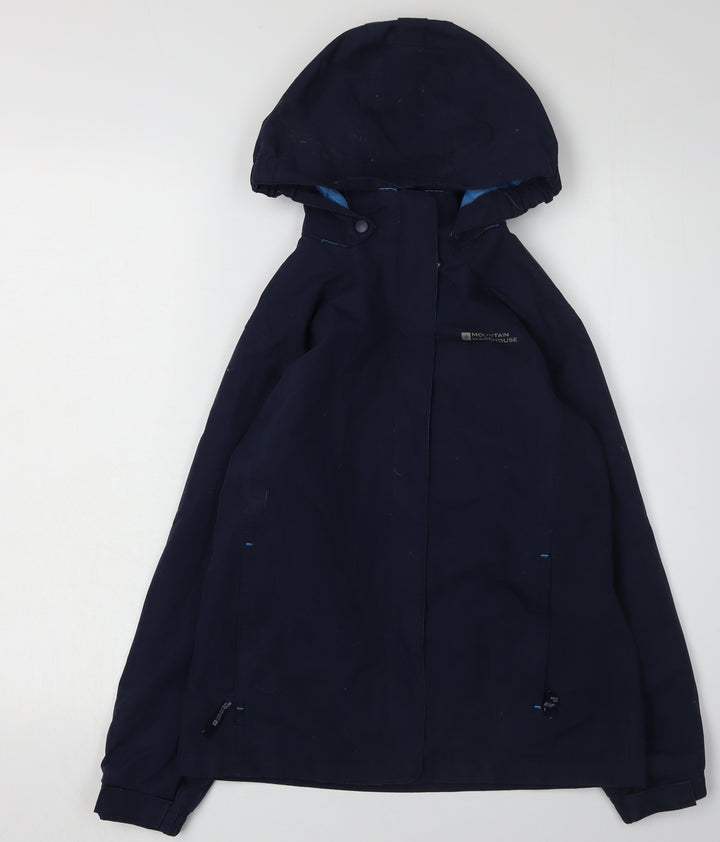 Mountain Warehouse Boys Blue Rain Coat Jacket 11-12 Years