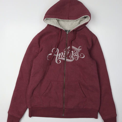 Animal Women's Red Full Zip Hoodie, Size 16