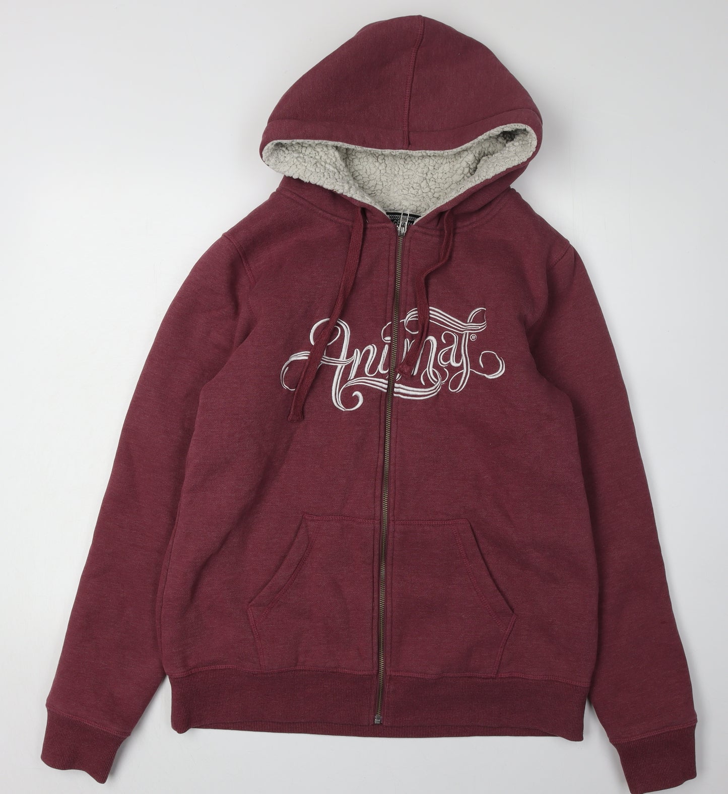 Animal Women's Red Full Zip Hoodie, Size 16