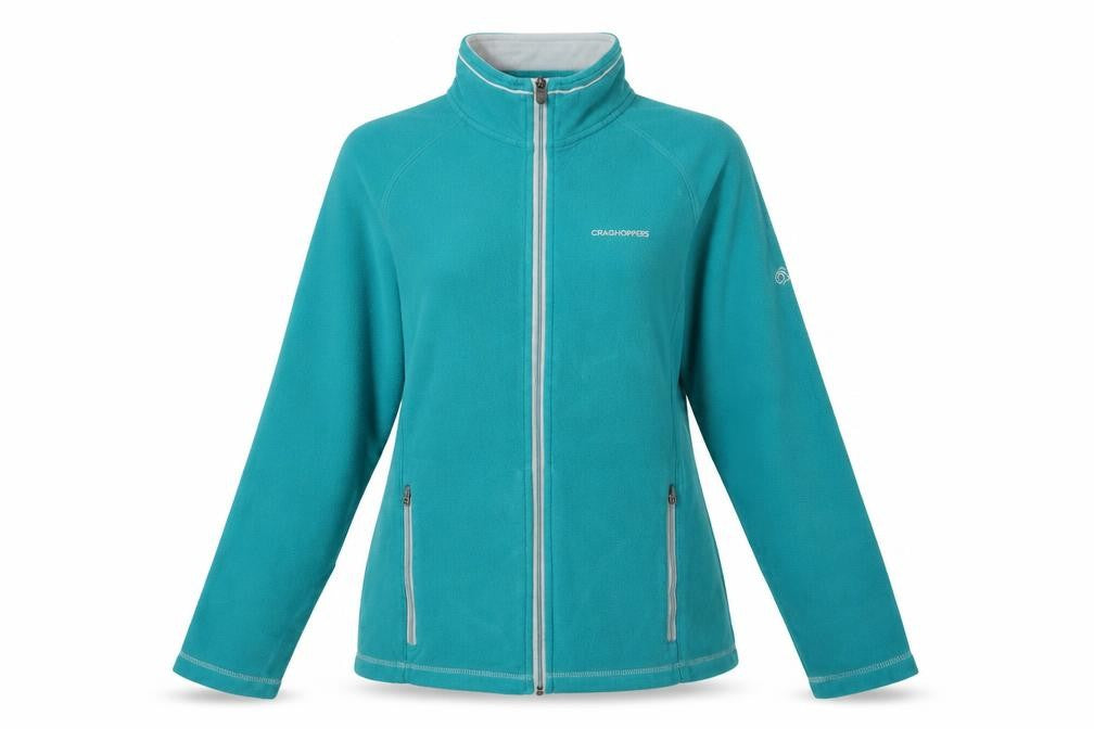 Front view of Craghoppers Women's Blue Fleece Jacket, size 8