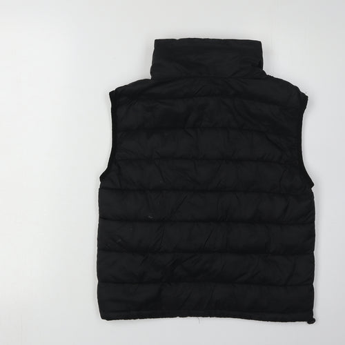 ZARA Women's Black Puffer Waistcoat, S, Casual Insulated