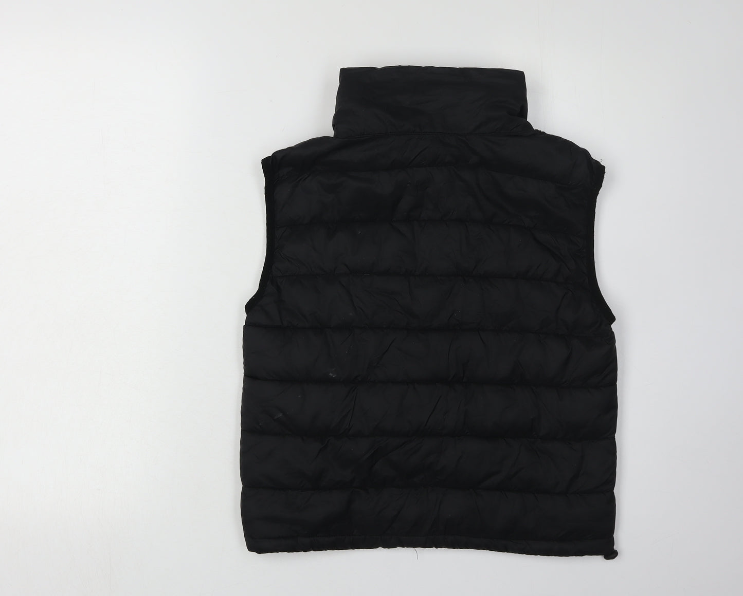 ZARA Women's Black Puffer Waistcoat, S, Casual Insulated