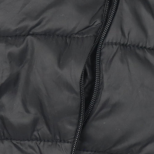 ZARA Women's Black Puffer Waistcoat, S, Casual Insulated