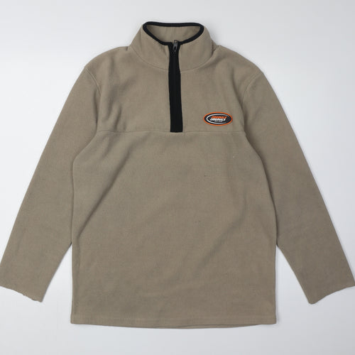Jack & Jones Men's Beige Fleece Sweatshirt M