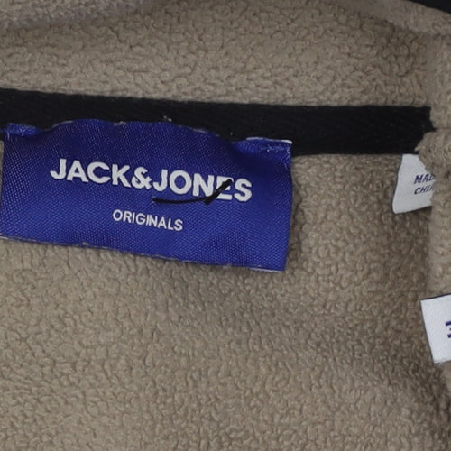 Jack & Jones Men's Beige Fleece Sweatshirt M