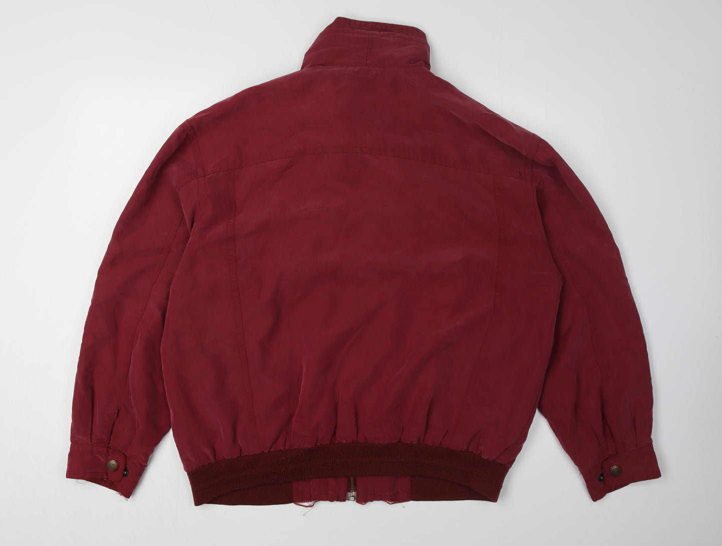 C&A Men's Red Bomber Jacket, Size L, Vintage Style