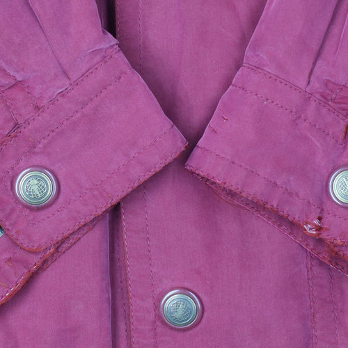 C&A Men's Red Bomber Jacket, Size L, Vintage Style