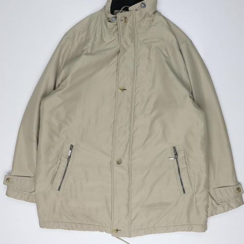 Frank Eden Men's Beige Regular Fit Autumn Jacket