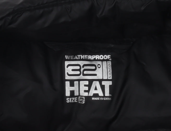 Weatherproof Men's Black Size M Puffer Waistcoat