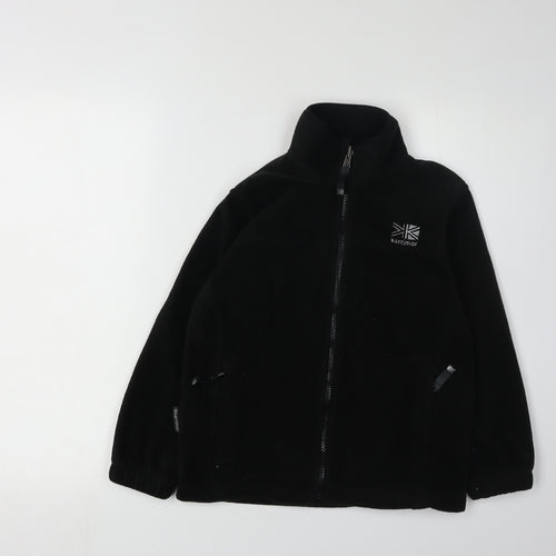Karrimor Boys Black Full Zip Jacket, Size 11-12 Years, Outdoor