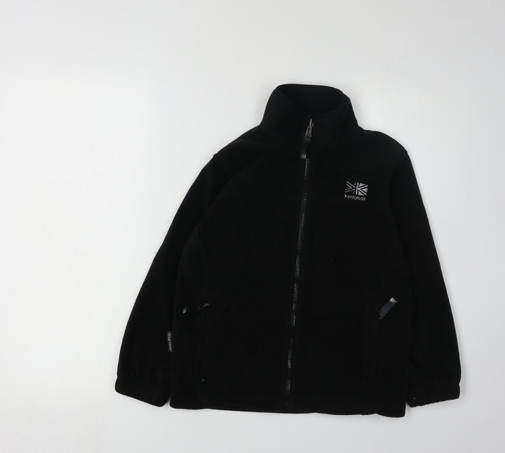 Karrimor Boys Black Full Zip Jacket, Size 11-12 Years, Outdoor
