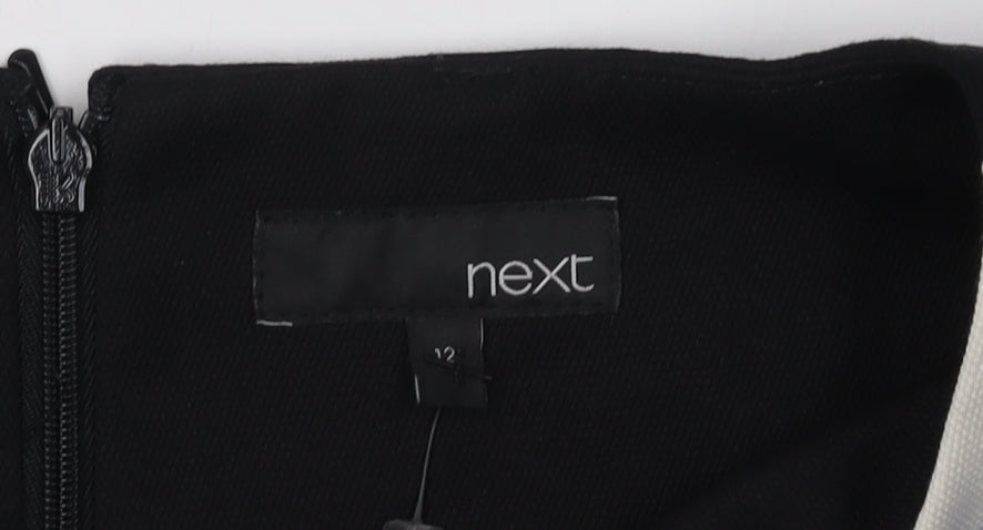 Next Women's Colourblock Sheath Dress, Size 12