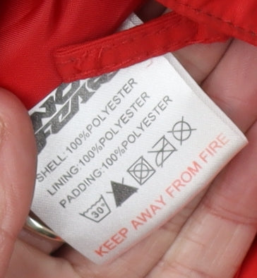 No Fear Boys Red Ski Snowsuit 5-6 Years Waterproof Insulated