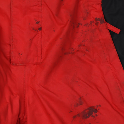 No Fear Boys Red Ski Snowsuit 5-6 Years Waterproof Insulated