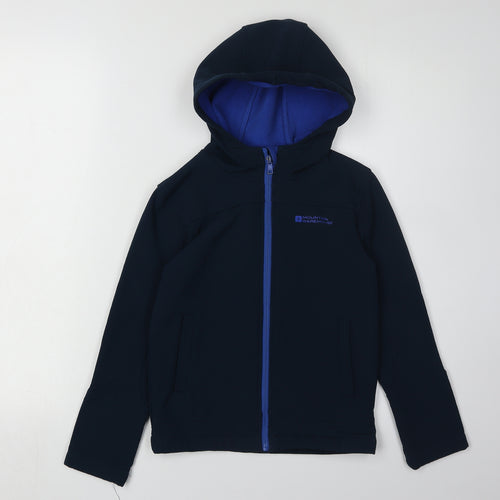 Mountain Warehouse Boys Blue Soft Shell Jacket 7-8 Years
