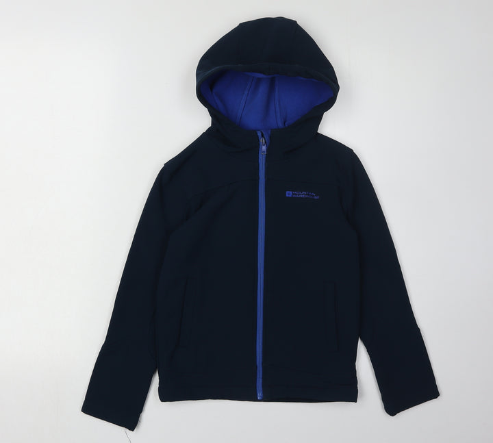 Mountain Warehouse Boys Blue Soft Shell Jacket 7-8 Years