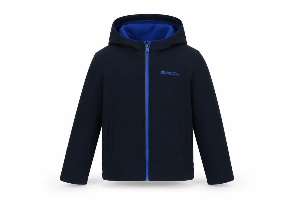 Mountain Warehouse Boys Blue Soft Shell Jacket 7-8 Years