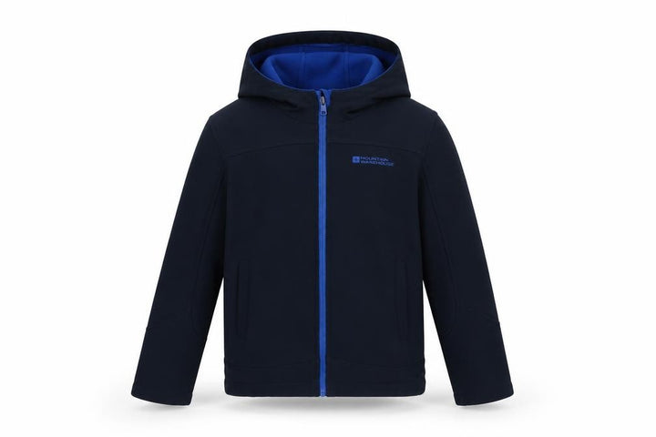 Mountain Warehouse Boys Blue Soft Shell Jacket 7-8 Years