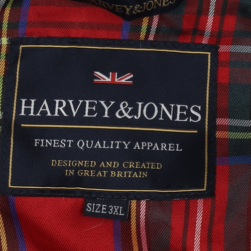 Harvey & Jones Beige Men's 3XL Basic Jacket