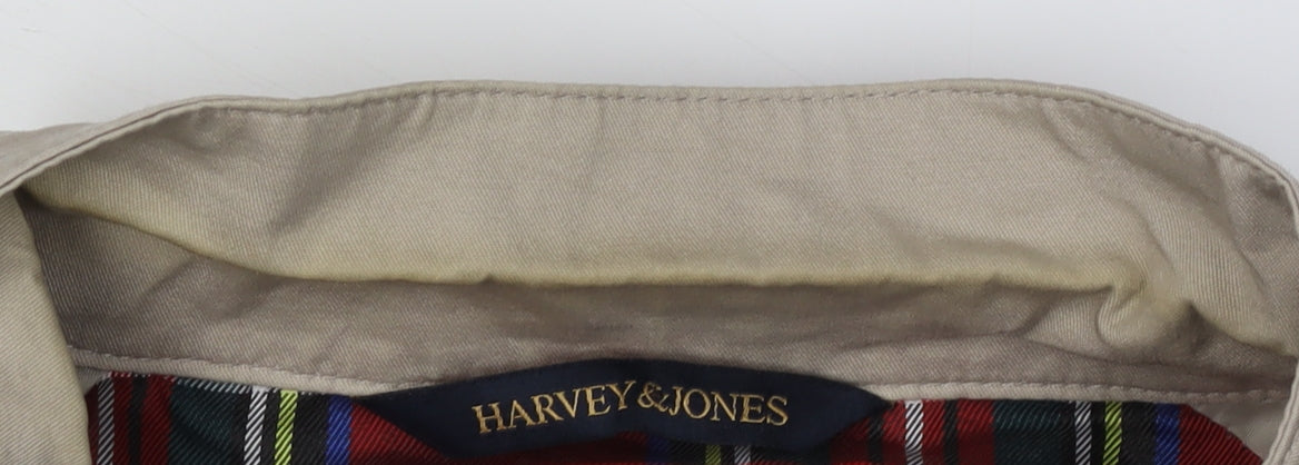 Harvey & Jones Beige Men's 3XL Basic Jacket