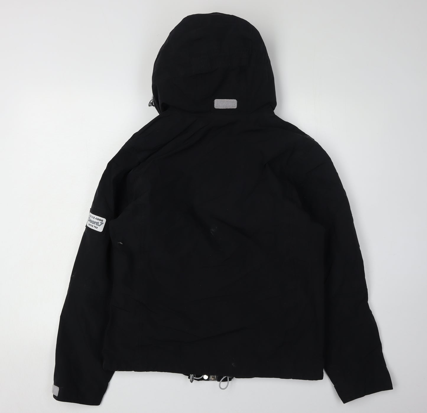 Degre 7 Women's Black Anorak Jacket Size 12 Waterproof