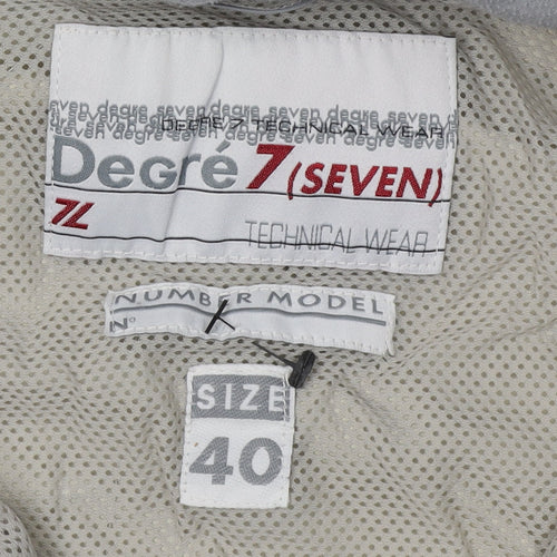 Degre 7 Women's Black Anorak Jacket Size 12 Waterproof