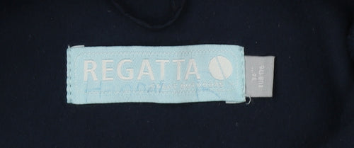 Regatta Women's Blue Waterproof Rain Jacket Size 12