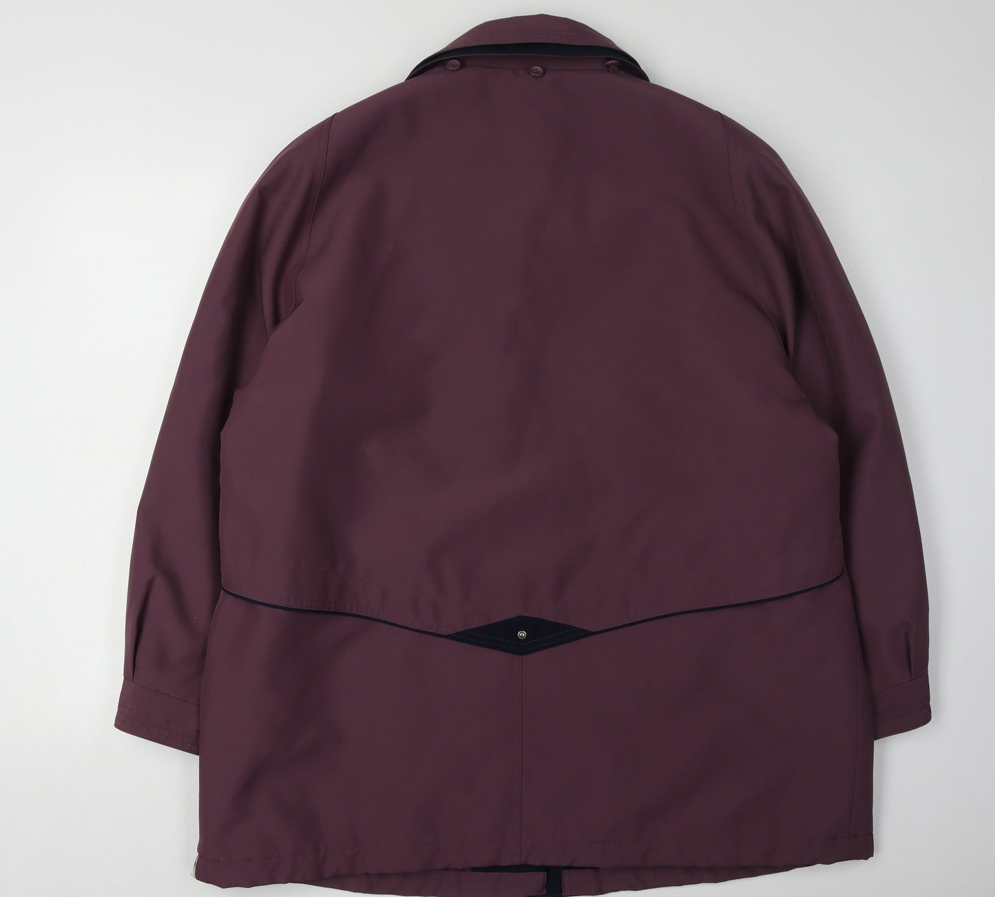 David Barry Women's Purple Mid-Length Coat Size 22