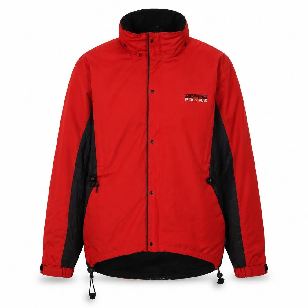 Front view of Polaris Men's Red Windbreaker Jacket S - Cycling
