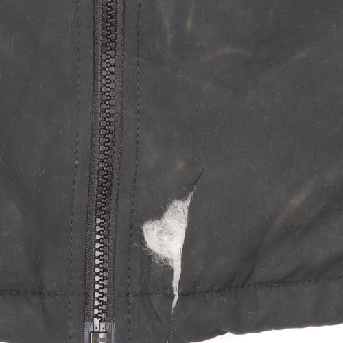 Jack & Jones Boys Black 11 Years Hooded Puffer Jacket