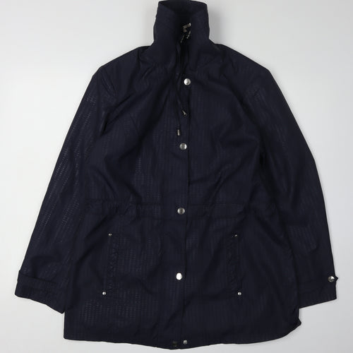 ISLE Women's Blue Long Jacket, Size 14, Casual