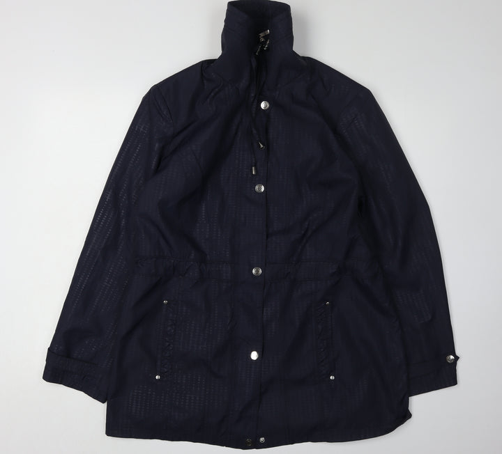ISLE Women's Blue Long Jacket, Size 14, Casual