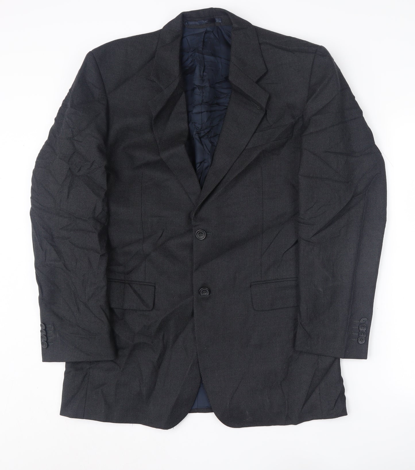 Roderick Charles Men's Black Blazer Jacket 38R