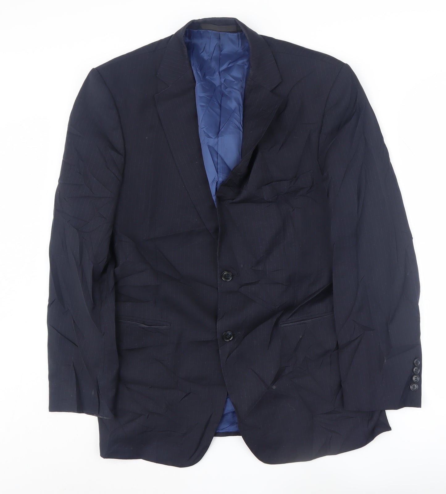 Marks and Spencer Men's Blue Blazer, 40 Regular Fit