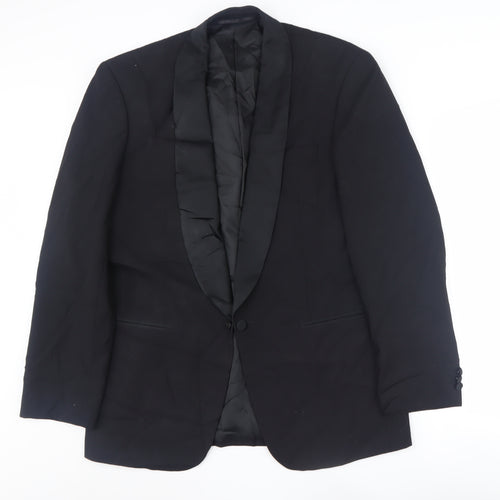 Hans Keiven Men's Black Formal Tuxedo Jacket Size 40L