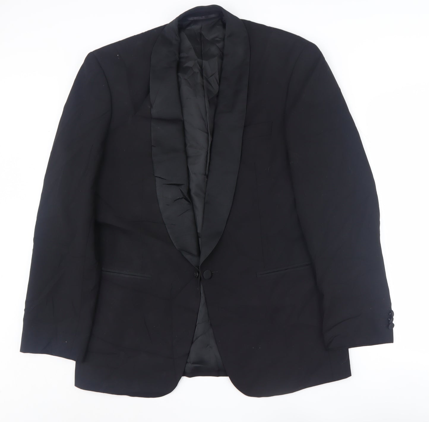 Hans Keiven Men's Black Formal Tuxedo Jacket Size 40L